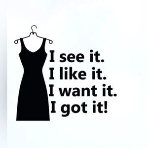 Black Dress Graphic Tee